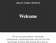 Tablet Screenshot of grantparkchurch.com